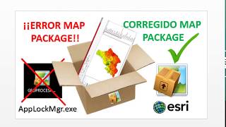 ERROR al empaquetar Mapas (Map Package) ArcGIS 10.2