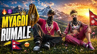Free Fire Best Edating 😍 - Myagdi Rumale Nepali Song ❣️ screenshot 4