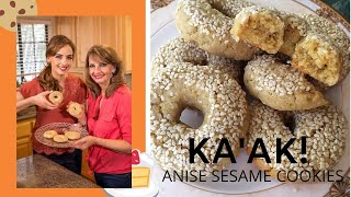 THE COOKIE THAT SOOTHES THE TUMMY: SESAME ANISE COOKIES - KA'AK BI YANSOON