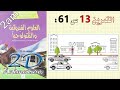 حل التمرين 13 ص 61 من الكتاب المدرسي فيزياء 2 متوسط 