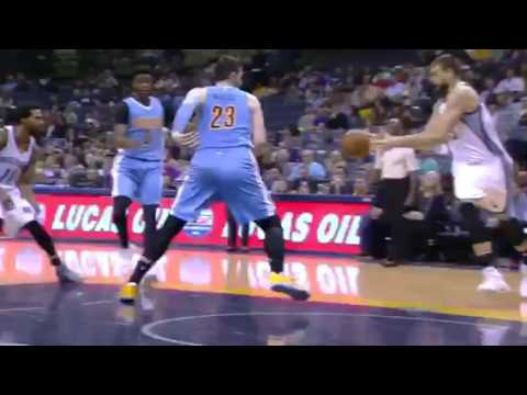 Marc Gasol Reverse Dunk Nuggets Vs Grizzlies November 8 2016 2016 17 NBA Season Mp4