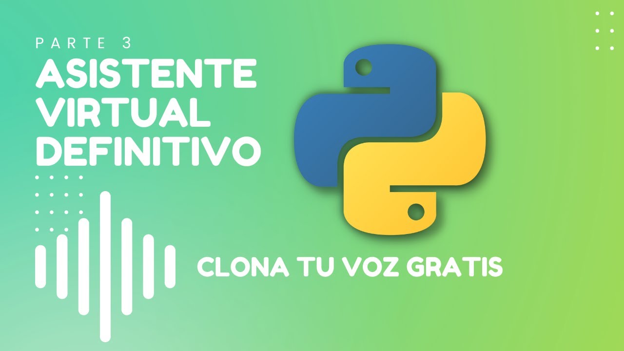 Asistente virtual definitivo con Tacotron 2, clona tu voz de manera gratuita - Parte 3 🤖🐍🗣️