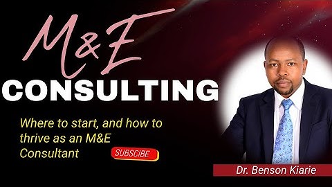 Monitoring & Evaluation(M&E) Consulting