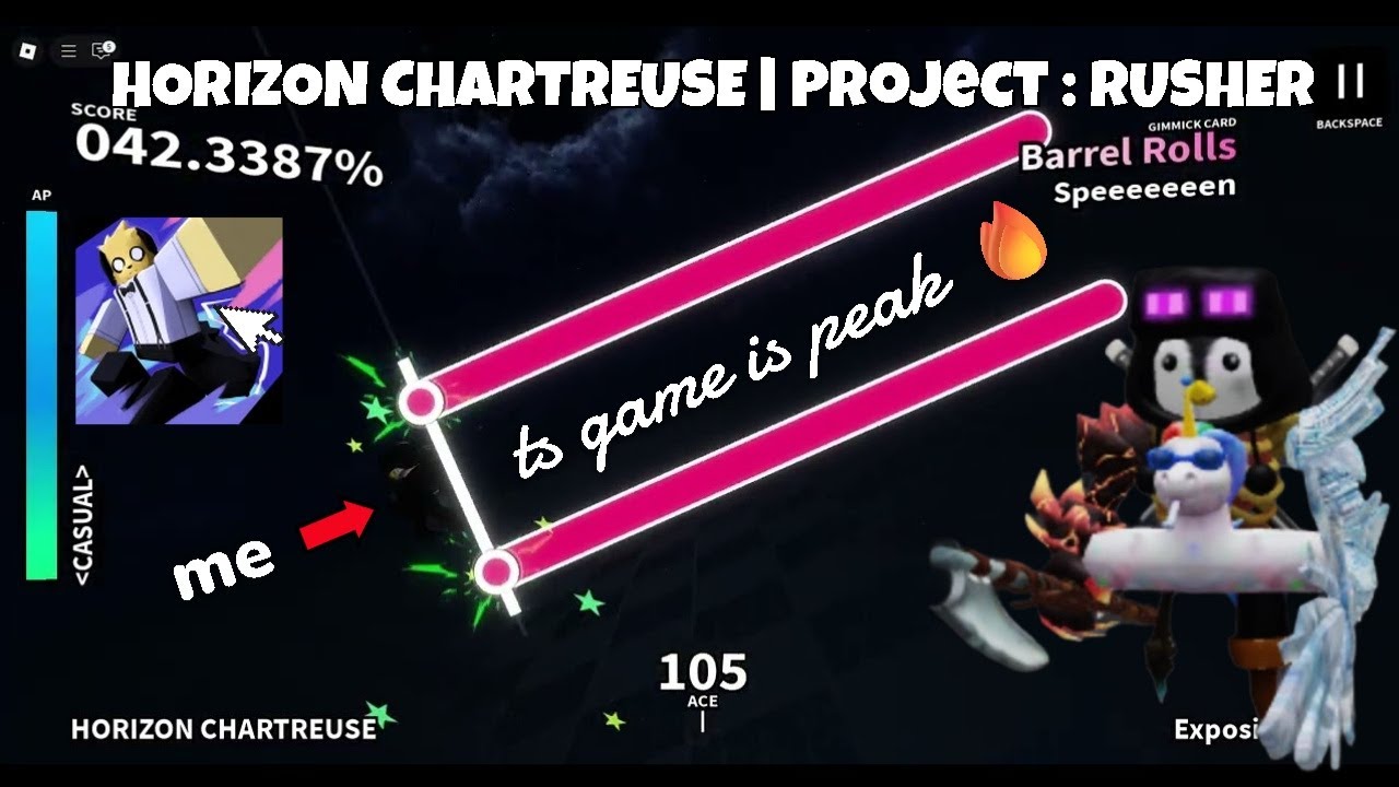 HORIZON CHARTREUSE |[🎵] Project : RUSHER - Roblox - YouTube