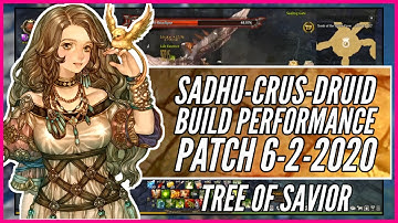 【Sadhu - Crusader - Druid】Infamous Boss Slayer Build Performance | Tree of Savior