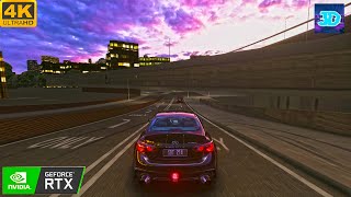 Assetto Corsa -  Infiniti Q50 Cutting Up in NYC FDR Drive - RTX 3060 LogitechG920 [4K60] screenshot 5