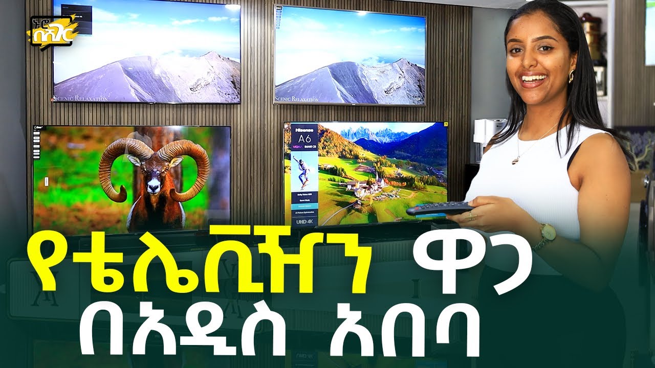 የቴሌቪዥን ዋጋ በአዲስ አበባ Television Tv Price in #AddisAbaba #Ethiopia #Habesha Nuro BeSheger