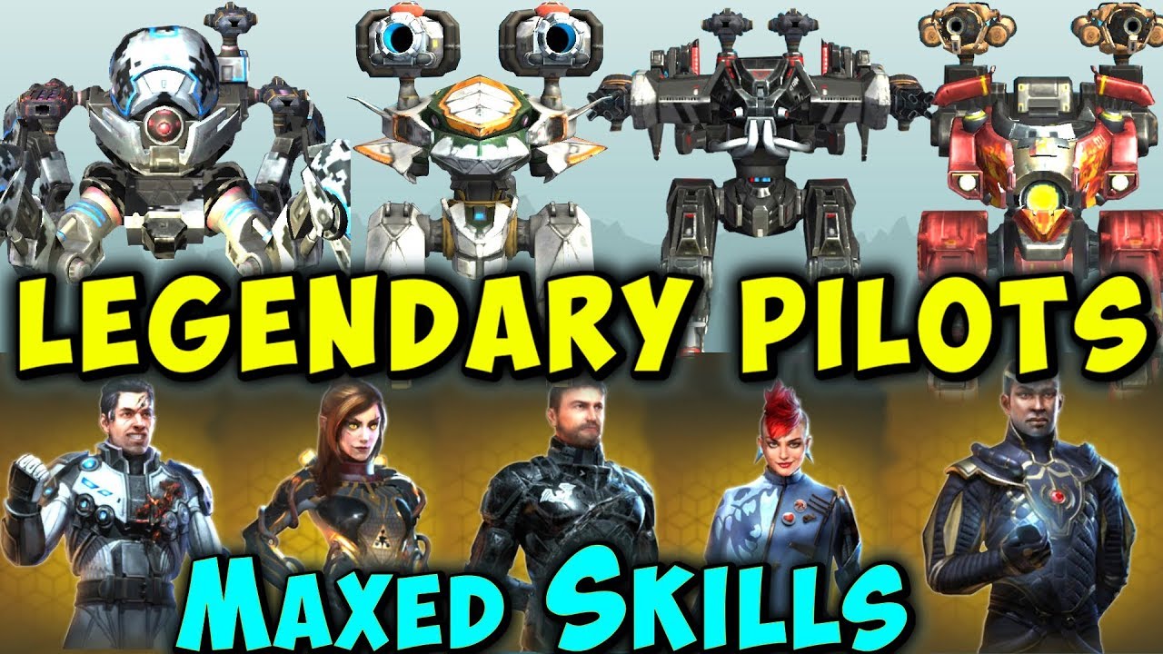 ALL PILOTS Skills Leveled MAX - War Robots Mk2 Gameplay WR - YouTube