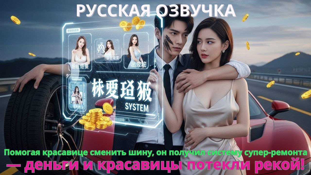 En aidant une belle à changer une roue, il obtient un super système : argent et séduction à gogo