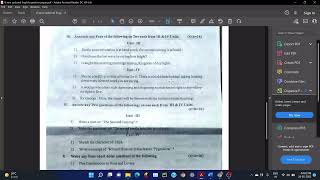 Question paper analysis of  Optional English for V semester of Gulbarga University