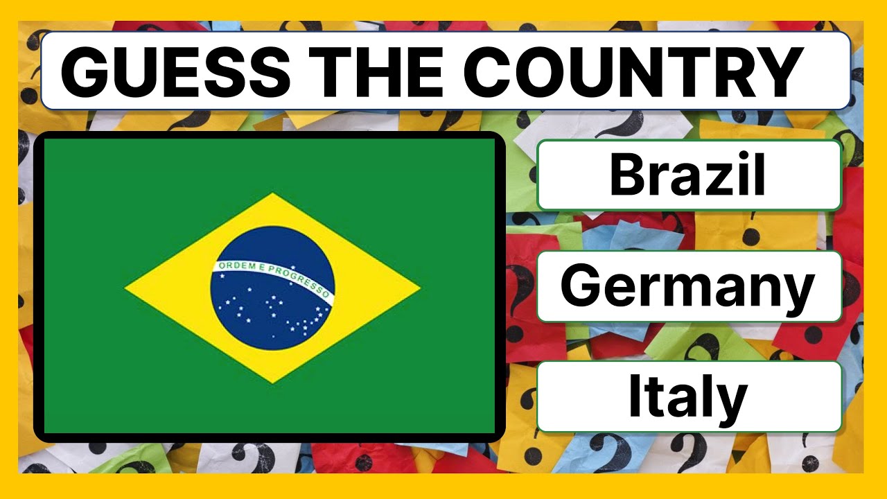 Guess the Country by its Flag. Quiz for Flag learners Flag quiz