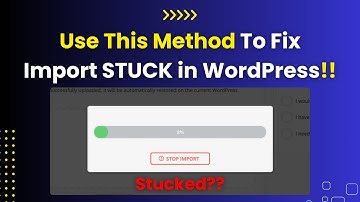 All In One WP Migration Stuck on Import (Fixed)