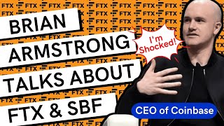 Coinbase CEO Brian Armstrong Talks About The Collapse of FTX, SBF, The Aftermath & More Highlights