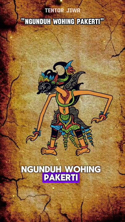 arti kata jawa ngunduh wohing pakerti #shorts #katajawa