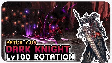 DARK KNIGHT Level 100 Rotation Showcase | 2.50s | 2 Mins | Dawntrail Patch 7.05