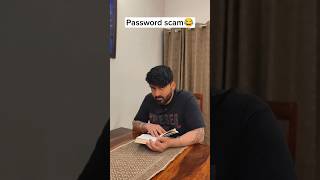 Password scam 😂 #shorts