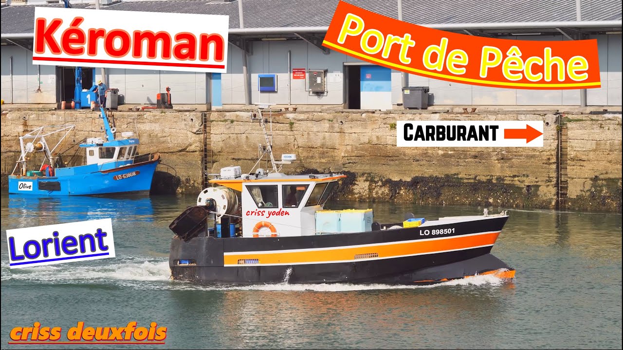 Bateaux de Pêche ; Chalutier ; Lorient ; Kéroman Fishing Port ; Morbihan ; Bretagne Sud ; France