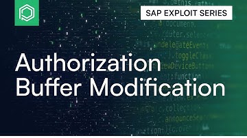 SAP Exploit Series:  Authorization Buffer Exploits