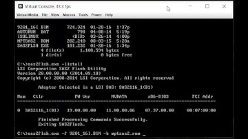 LSI SAS/SATA Controller Flash into IT Mode for FreeNAS/ZFS