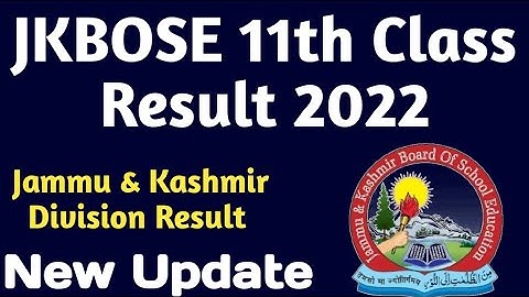 JKBOSE 11th Class Result 2022 Today Update | 11th Class Result  Jammu & Kashmir Division Winter Zone