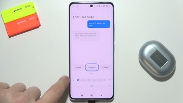 How to Adjust Text Size on Redmi Note 14 Pro Plus