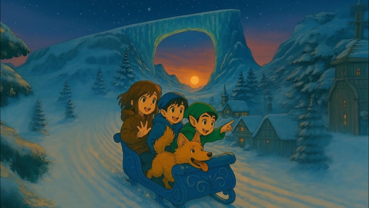 La città di Babbo Natale . 