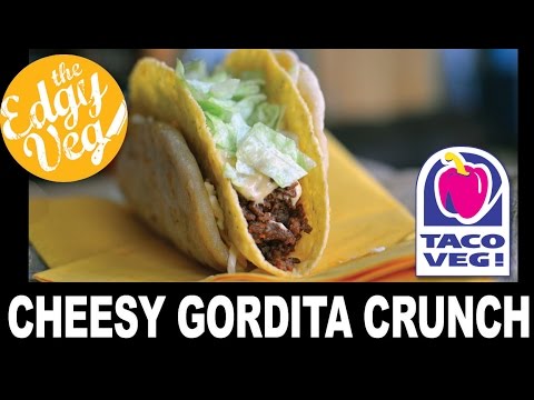 Vegan Recipe: Taco Bell Cheesy Gordita Crunch - Vegetarian | The Edgy Veg