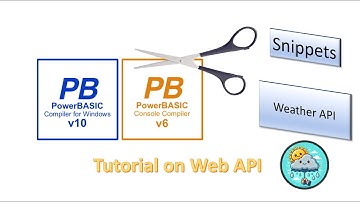 PowerBasic Snippets - Web API app to return weather forecast data - part 1