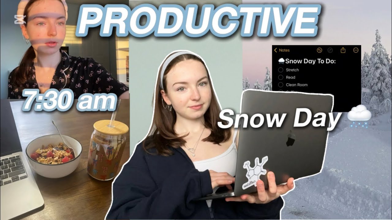 SNOW DAY VLOG ️🌨️ schools cancelled so here’s what I did - YouTube
