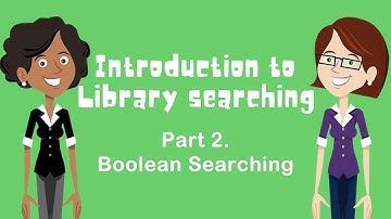 Introduction to Researching. Pt 2 - Boolean searching