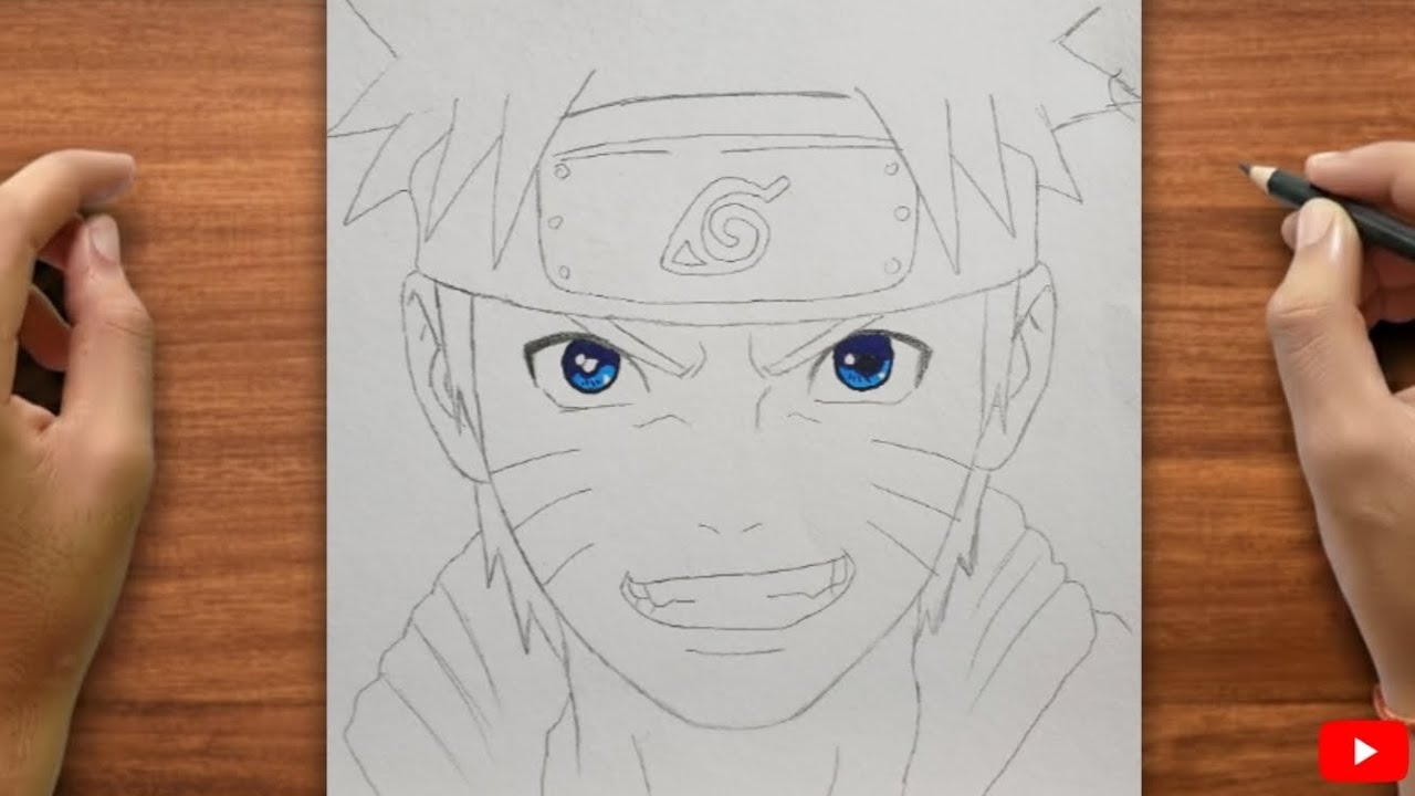 How to Draw Naruto Uzumaki | Easy Anime Drawing Tutorial Step-by-Step