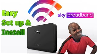 Sky Broadband Router (Unboxing & Set up)