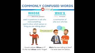 English Vocabulary | Common Confused Words | Whose Vs Who's |WH Questions #vocabulary #learnenglish