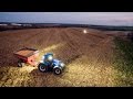 Big Blue Gets To Work! - New Holland T7.315