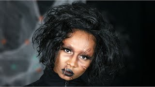 Recreated Aaliyah Jay&#39;s Glam Edward Scissorhands | Halloween 2020 | Ro Edition