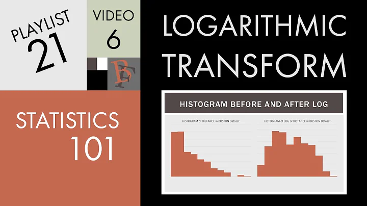 Statistics 101: Variable Transformations, LOG Transform in Excel