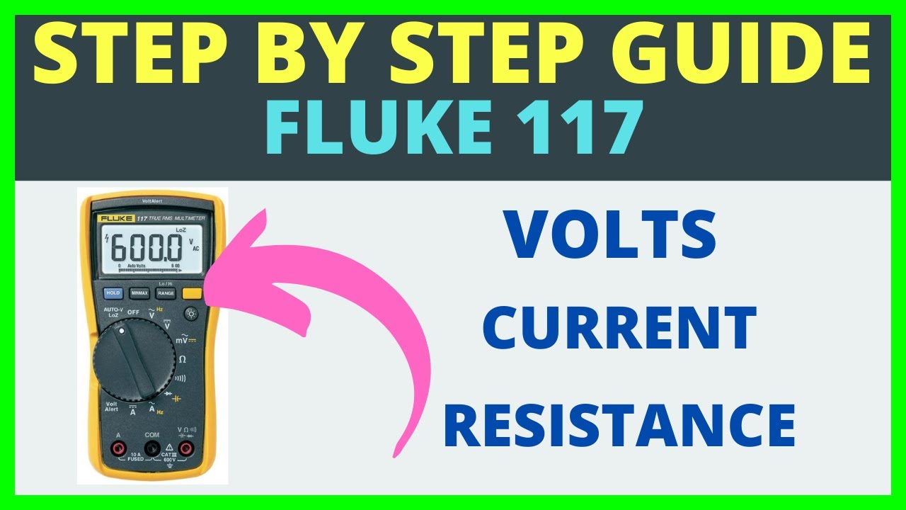 How to Use a Fluke Multimeter - Instrumentation Technician Course - lesson  4 