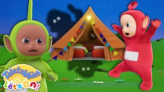 What's that SCARY NOISE?! Teletubbies go on a Camping Adventure! | Teletubbies Let’s Go New Episode