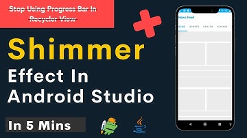 shimmer effect in android studio | shimmer effect recycler view android | Tech Projects