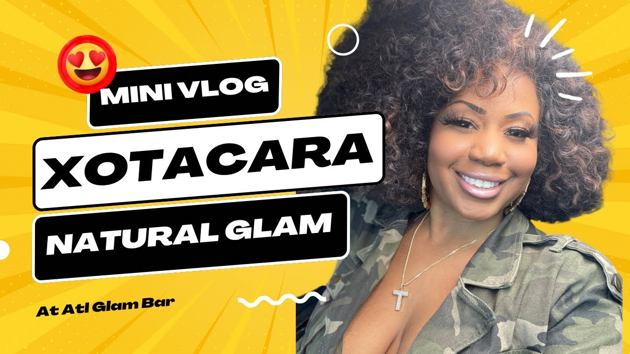 Getting my Makeup done at ATL GLAM BAR | XoTacara - YouTube