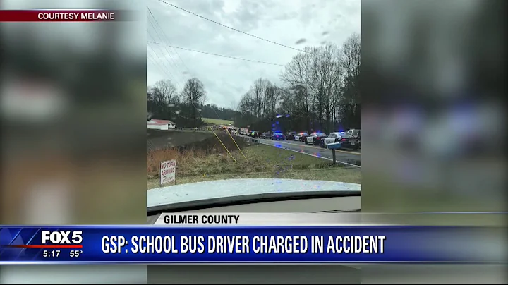 Gilmer County bus driver charged in crash