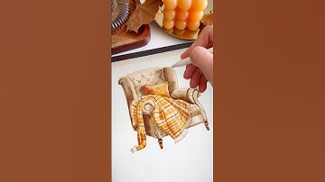 Draw with me ✏️☺️ digital watercolor in Procreate #procreate #watercolor #drawing