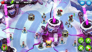 Alien Creeps TD - Level 26-Midnight Ridge - Spec Ops