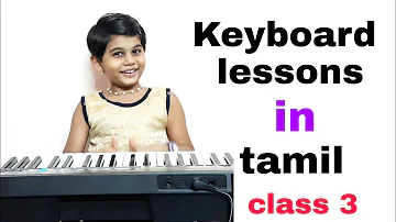 keyboard lessons for kids in tamil/learn keyboard tutorial/step by step learning/class 3/D major