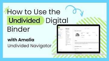 How to Use the Undivided Digital Binder