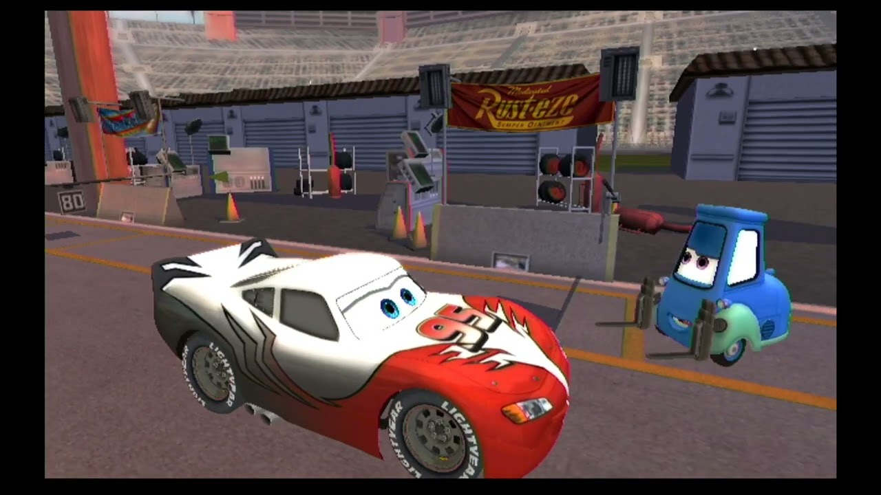 Cars Wii (Nintendo Wii) - Los Angeles International Speedway - Part 32 [Ending]