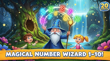 Magical Number Wizard 1–10 | Learn Counting with Milo & Mia | Animagic Studio