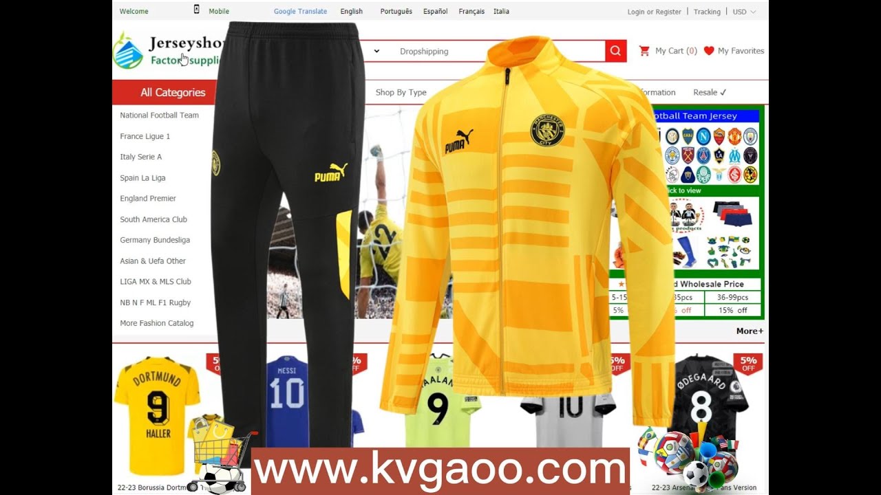 22-23 Manchester City (yellow) Jacket Adult Sweater tracksuit set 【kvgaoo]