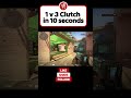 "INSANE 1v3 Force Buy Clutch on Mirage! CS2 Highlight" #cs2 #csgo #counterstrike2 #gaming #clutch