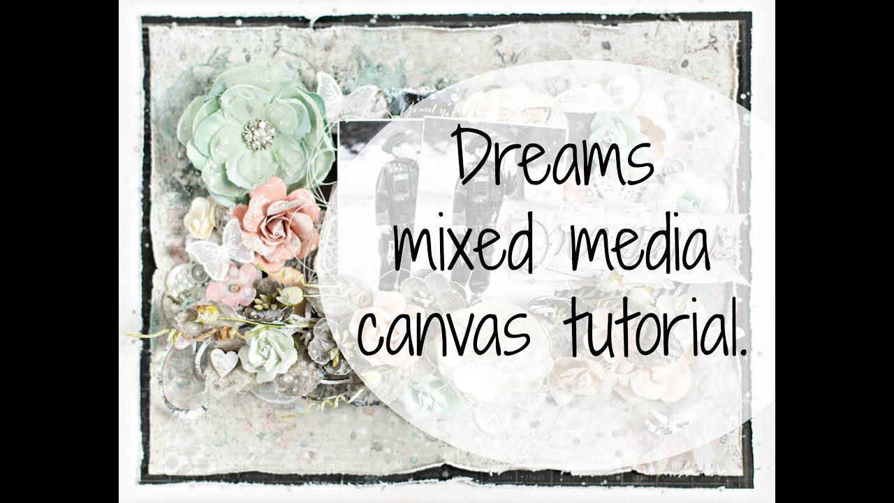 Mixed media canvas tutorial Not every girl dreams of being a Princess ...